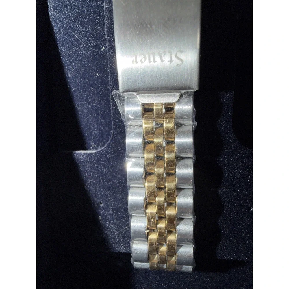 Stauer Womans Watch Blue Muse Water Resistant Calendar Roman Numerals 49422 New